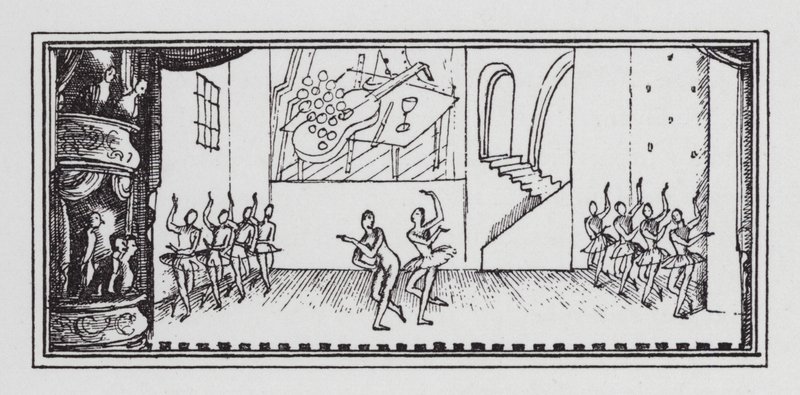 Het Ballet door Rex (after) Whistler