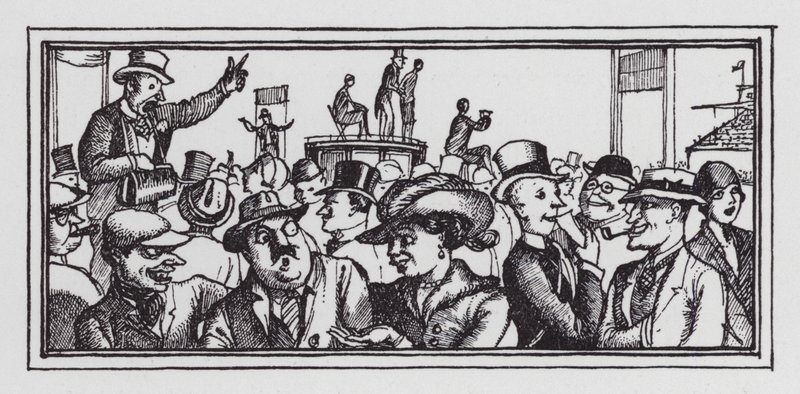 De Derby door Rex (after) Whistler