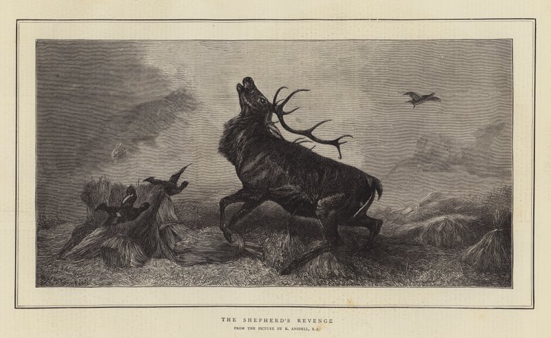 De wraak van de herder door Richard Ansdell