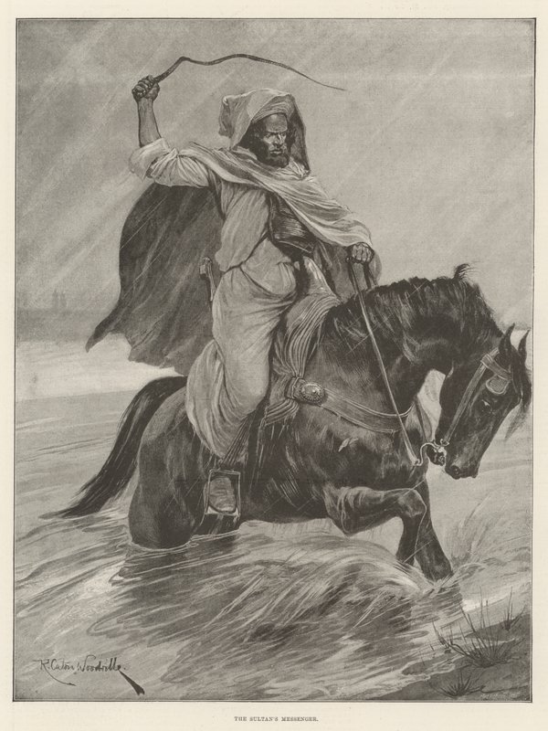 De boodschapper van de sultan door Richard Caton Woodville junior