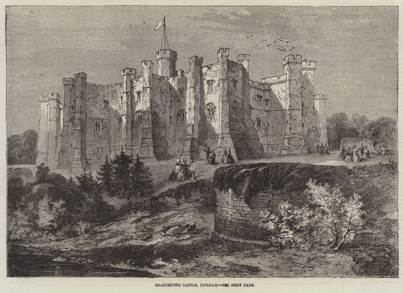Brancepeth Castle, Durham door Richard Principal Leitch