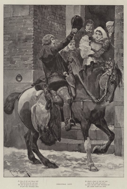 Kerstbuit door Richard Caton Woodville junior