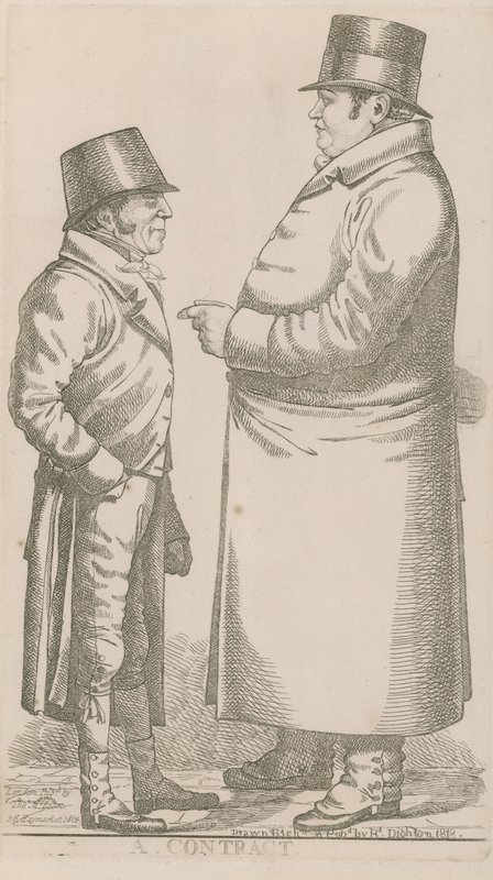 Mr Damington en Mr Tremloe, Een contract door Richard Dighton