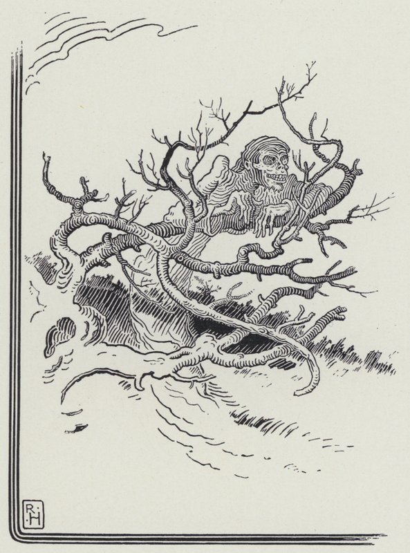 De Man en de Dood (gravure) door Richard Heighway