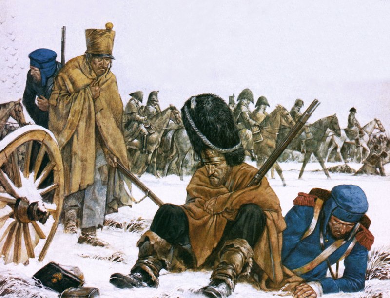 Napoleons terugtocht uit Moskou door Richard Hook