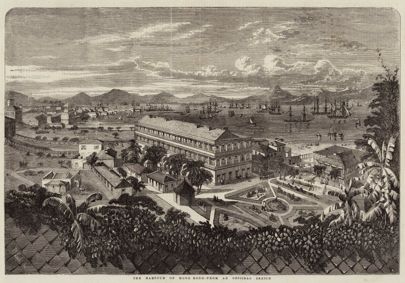 De haven van Hong Kong door Richard Principal Leitch