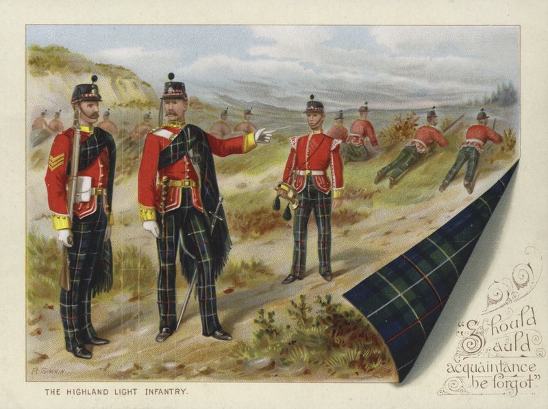 The Highland Light Infantry door Richard Simkin