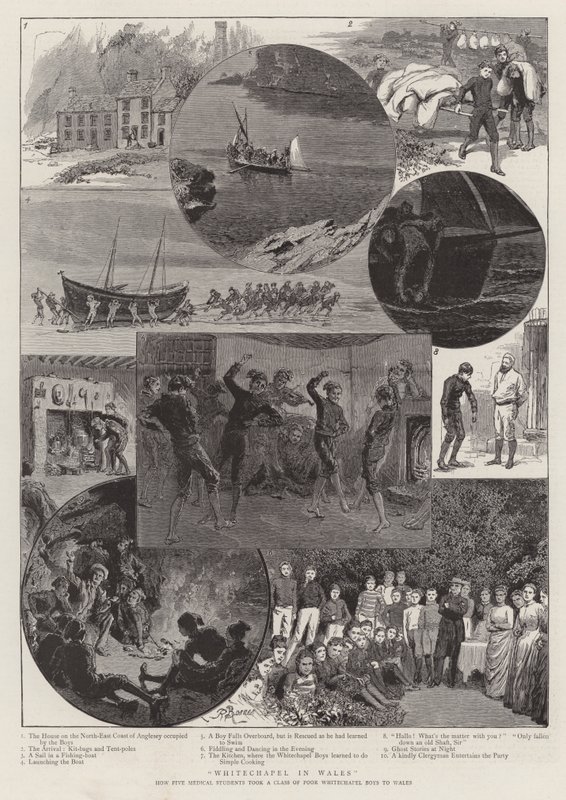 Whitechapel in Wales door Robert Barnes