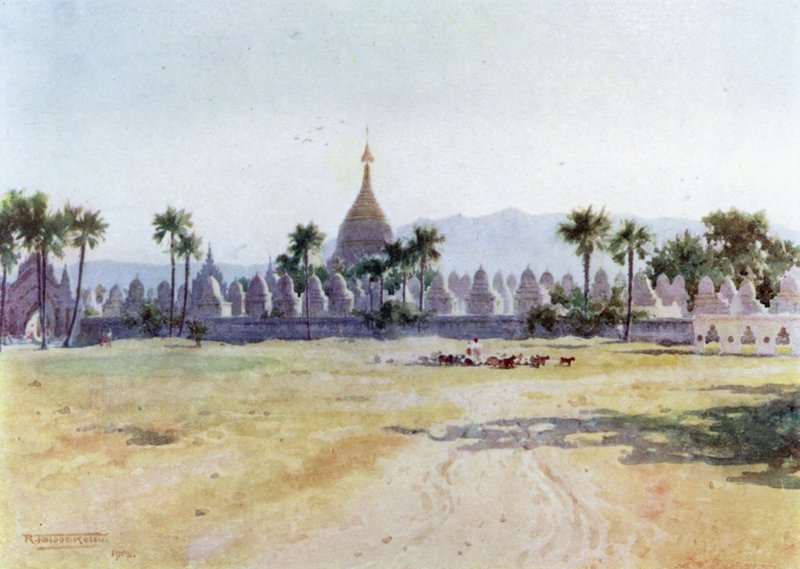 De Kuthodau, Mandalay door Robert George Talbot Kelly