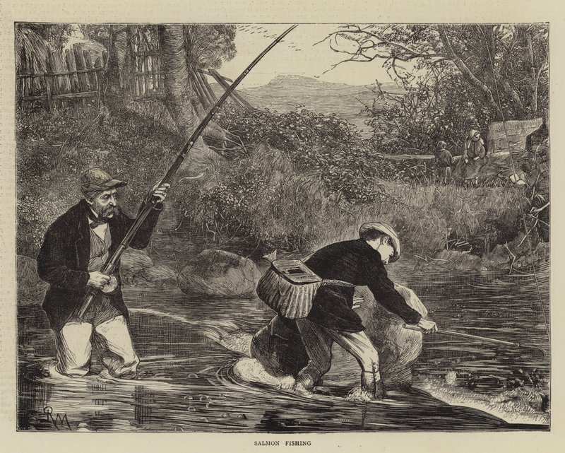 Zalmvissen door Robert Walker Macbeth