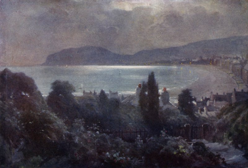 Een Nocturne, Llandudno Baai door Robert (after) Fowler
