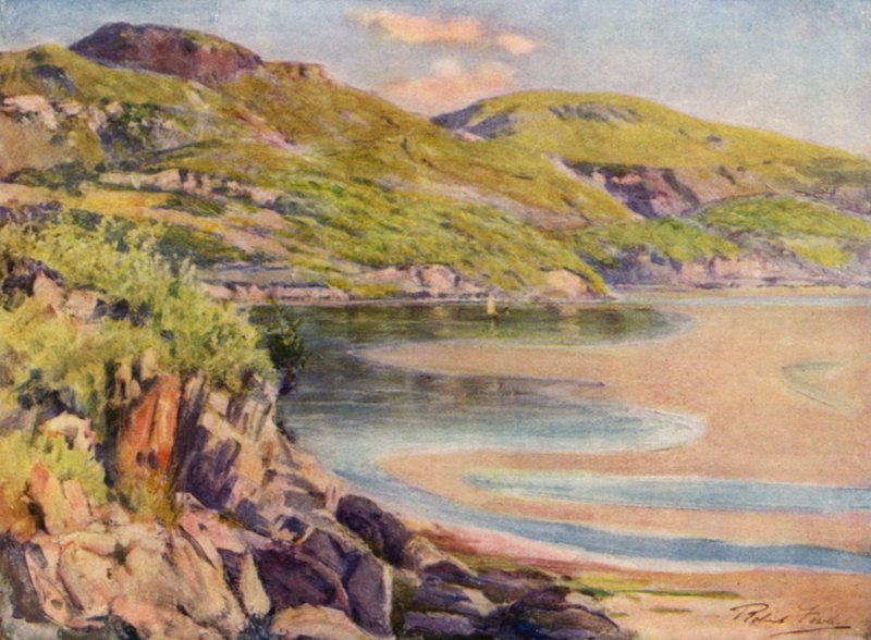 Binnenkomende Getij, nabij Barmouth door Robert (after) Fowler