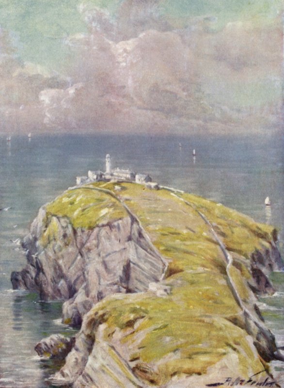 De Stack, Holyhead (kleur litho) door Robert (after) Fowler