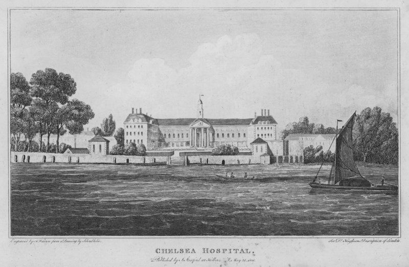 Chelsea Hospital door Robert Blemell (after) Schnebbelie