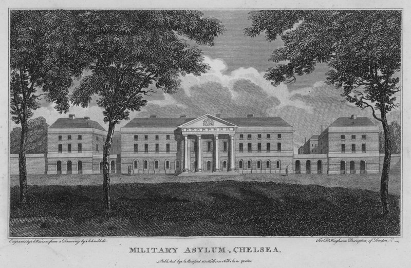 Militair Asiel, Chelsea door Robert Blemell (after) Schnebbelie