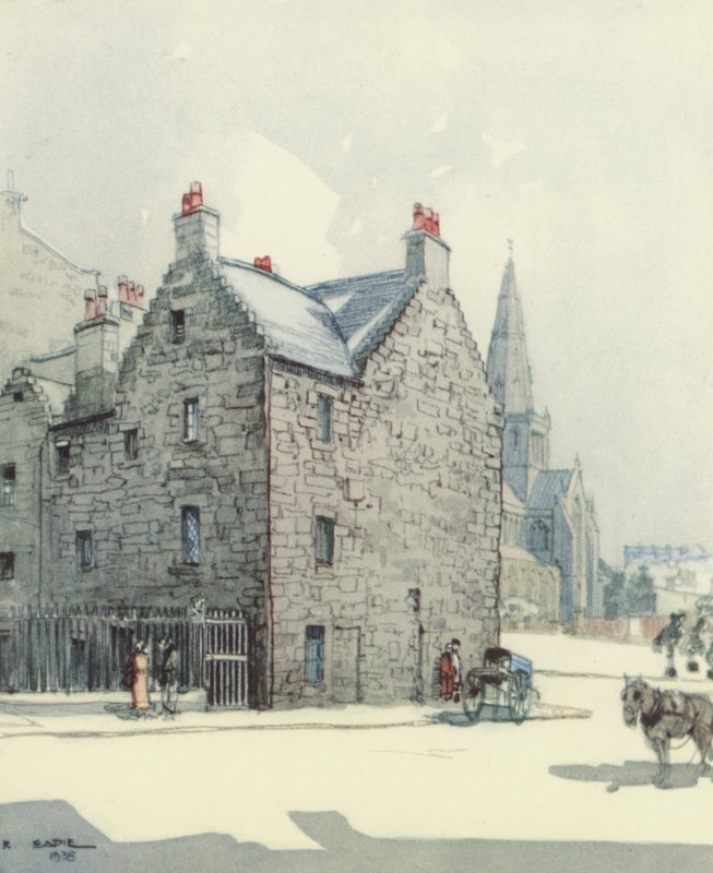 Glasgow: Provands Lordship (kleurenlitho) door Robert Eadie