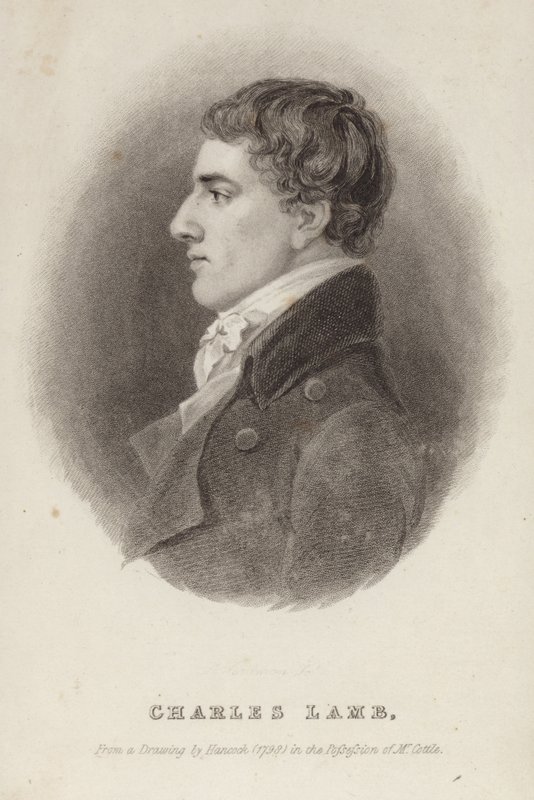 Portret van Charles Lamb door Robert Hancock