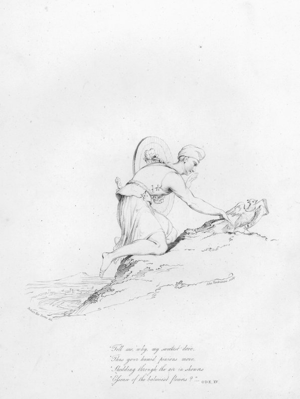 Anacreon, Ode XV door Robert Kerr (after) Porter