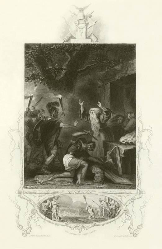 Het bloedbad van de Druïden door Robert Smirke
