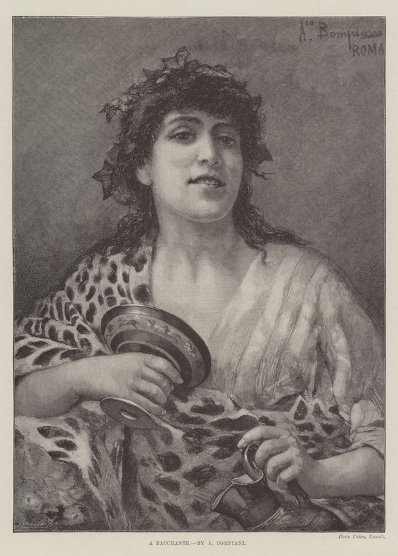Een Bacchante door Roberto Bompiani