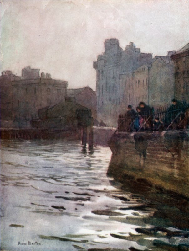 Oude riviermuur, Chelsea door Rose Maynard Barton