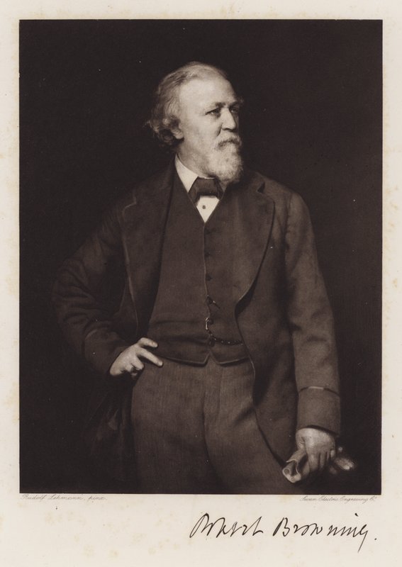Robert Browning door Rudolf Lehmann