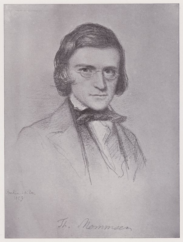 Theodor Mommsen door Rudolf Lehmann