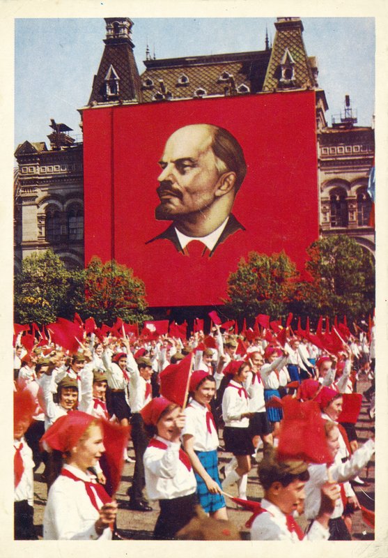 1 mei parade op het Rode Plein, Moskou door Russian Photographer