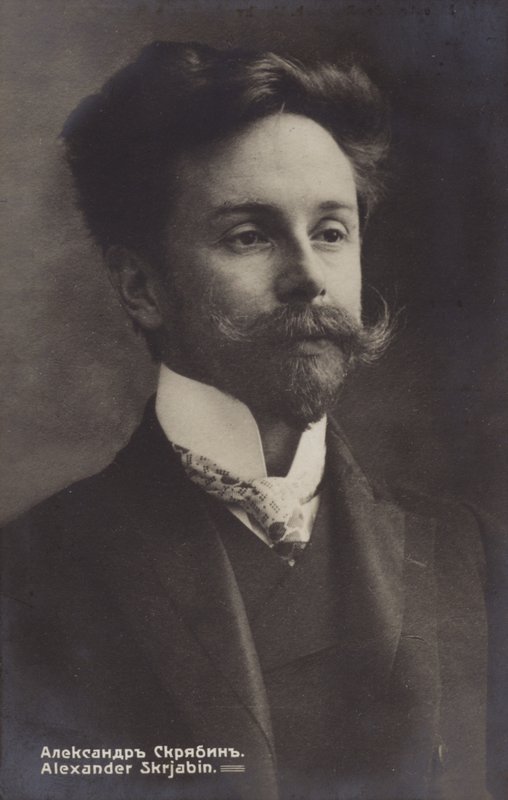 Portret van Alexander Skrjabin door Russian Photographer