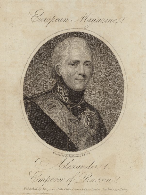 Alexander I door Russian School