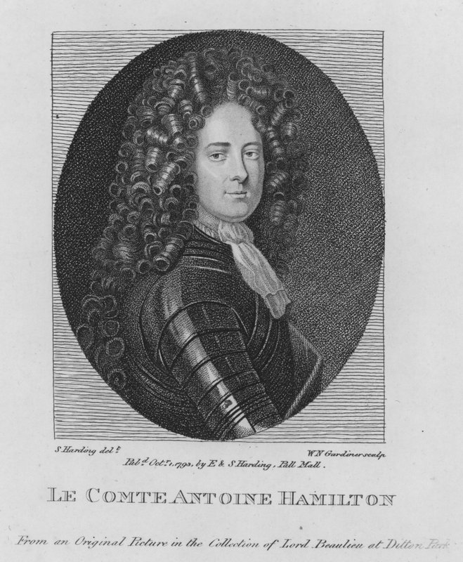 Graaf Antoine Hamilton door S. (after) Harding