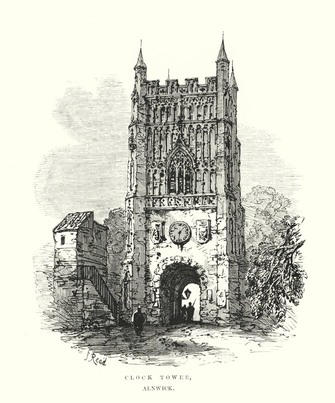 Klokkentoren, Alnwick door Samuel Read