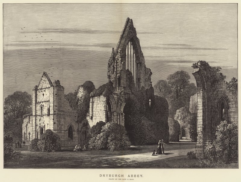 Dryburgh Abbey door Samuel Read