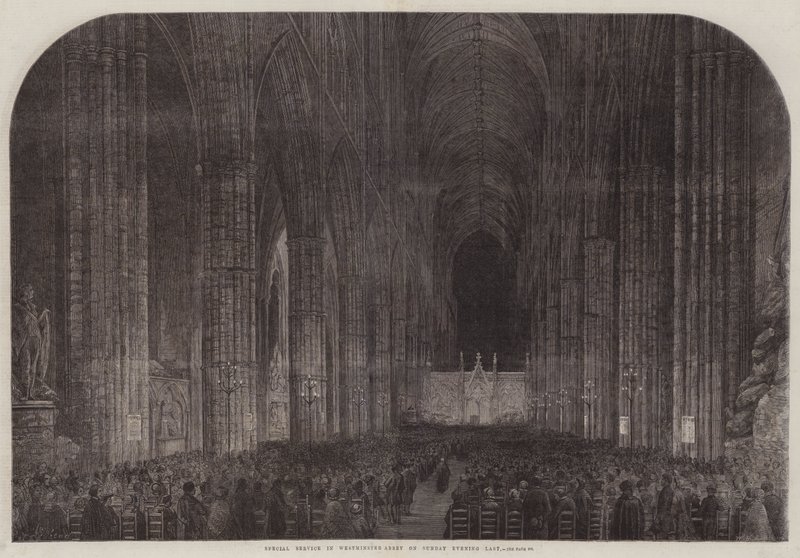 Speciale Dienst in Westminster Abbey afgelopen zondagavond door Samuel Read