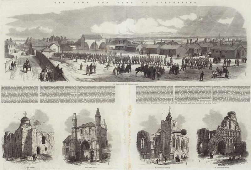 De Stad en Kamp van Colchester door Samuel Read