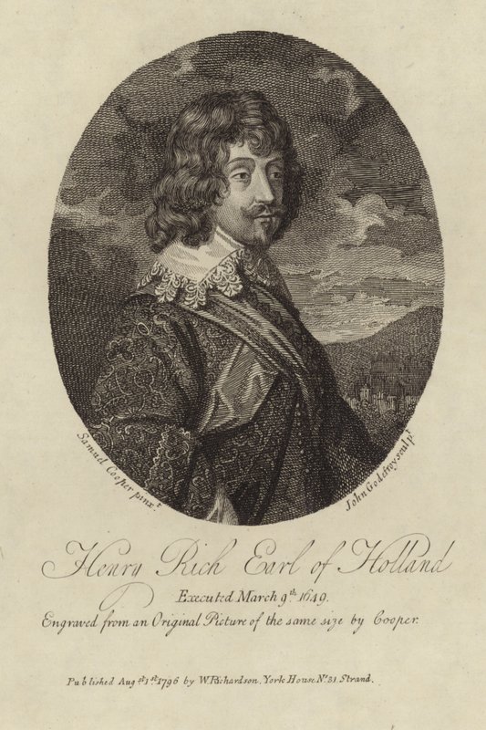 Henry Rich Graaf van Holland door Samuel Cooper