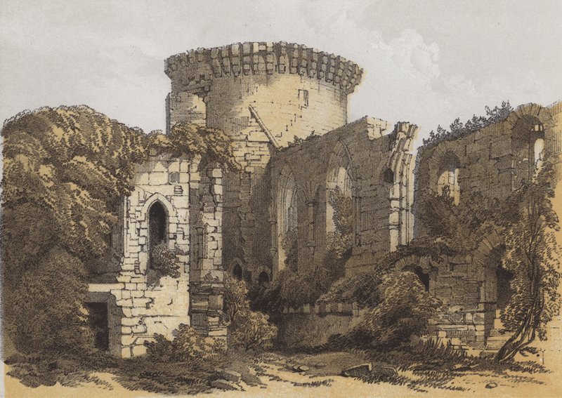 Kasteel Bothwell door Samuel Prout