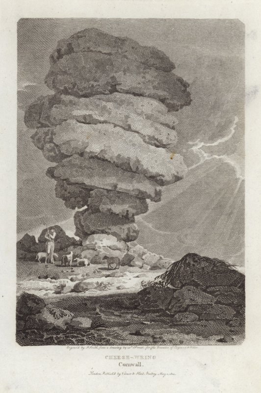 Cheese-Wring, Cornwall door Samuel Prout