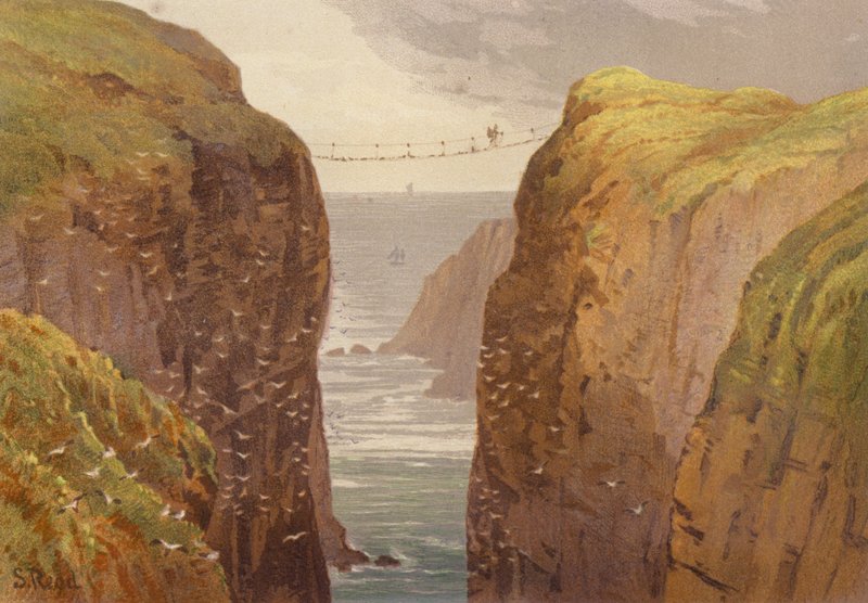 Noord-Ierland, Carrick-a-Rede door Samuel Read