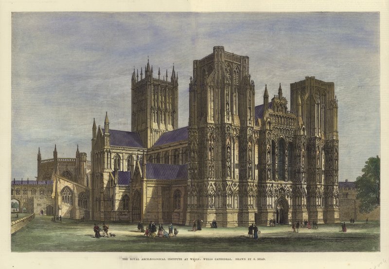 Het Koninklijk Archeologisch Instituut in Wells door Samuel Read