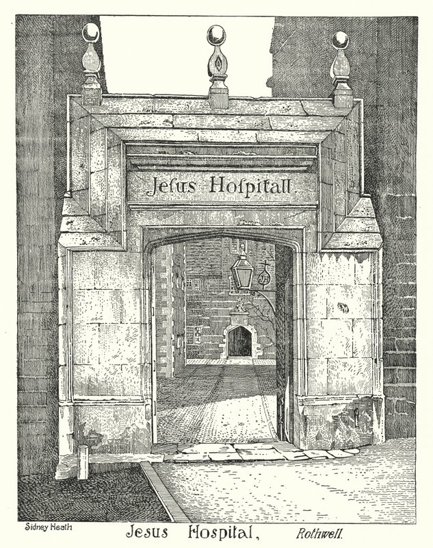 Jesus Hospital, Rothwell door Sidney Heath