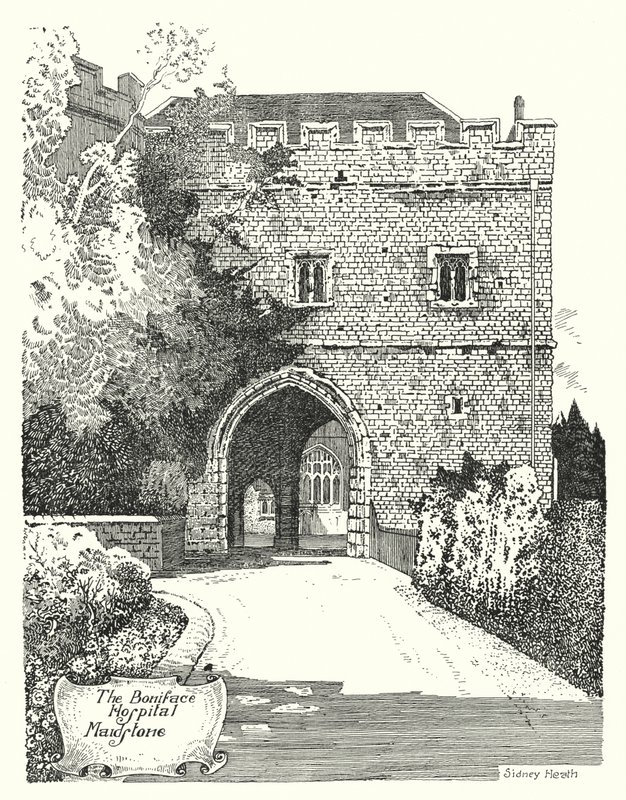 Het Boniface Hospital, Maidstone door Sidney Heath