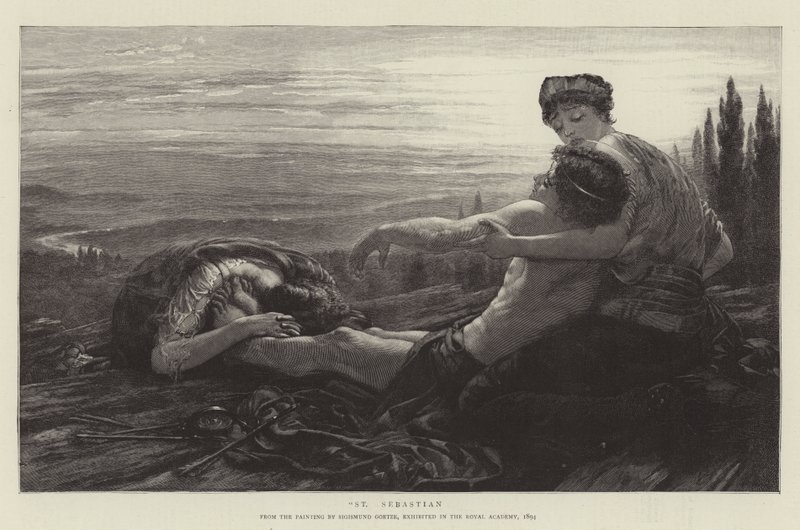 Sint Sebastiaan door Sigismund Christian Hubert Goetze