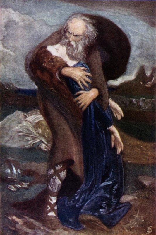 Koning Lear door Solomon Joseph Solomon