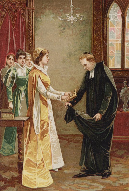 Episode in het leven van Sint Vincent De Paul door Spanish School
