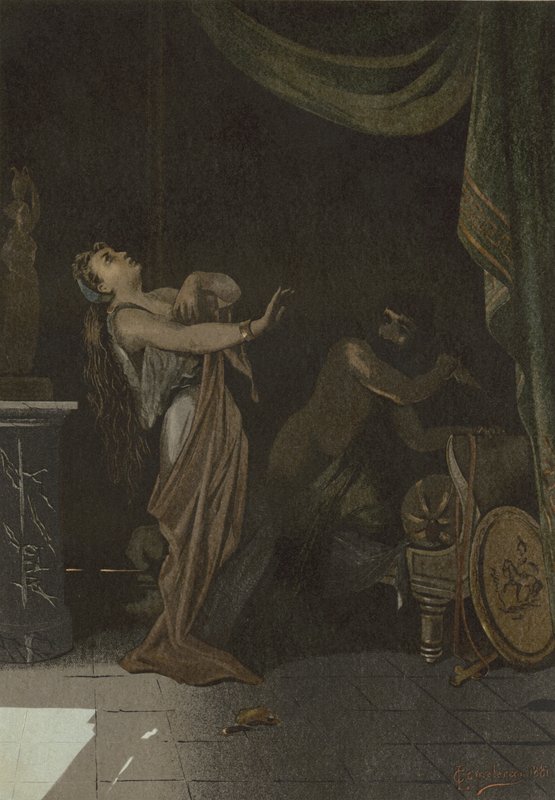 De misdaad van Pausanias door Spanish School