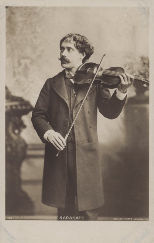 Pablo de Sarasate, Spaanse violist en componist door Spanish Photographer