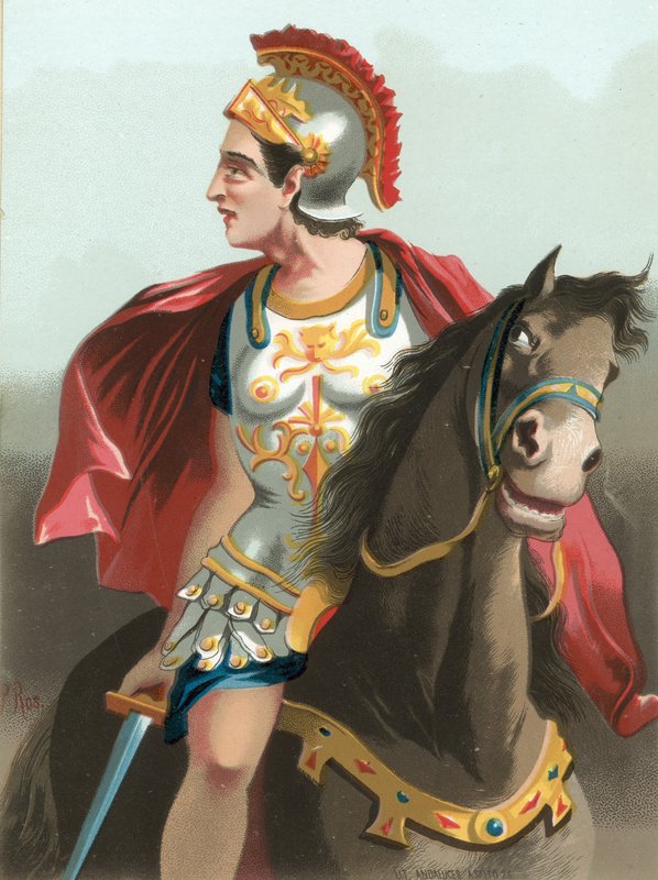 Alexander de Grote door Spanish School