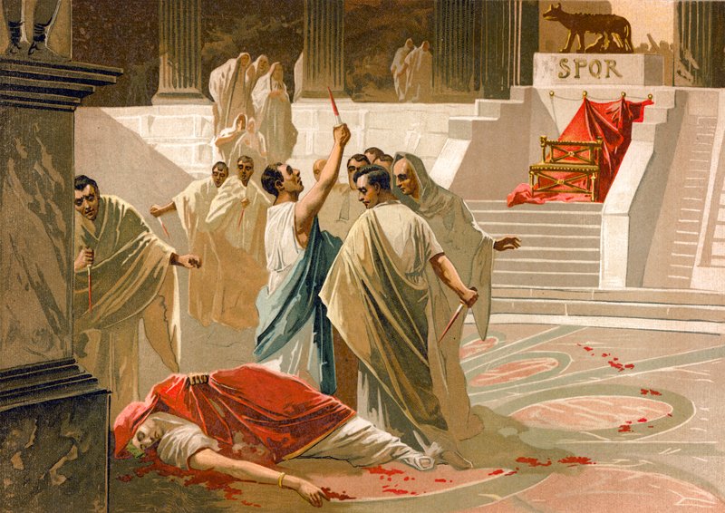 Moord op Julius Caesar door Spanish School