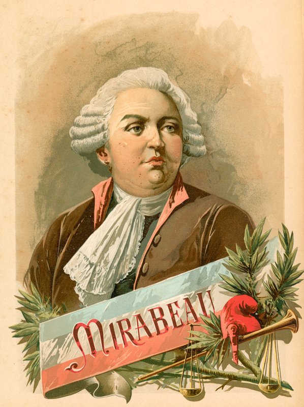 Honore Gabriel Riqueti, graaf van Mirabeau door Spanish School